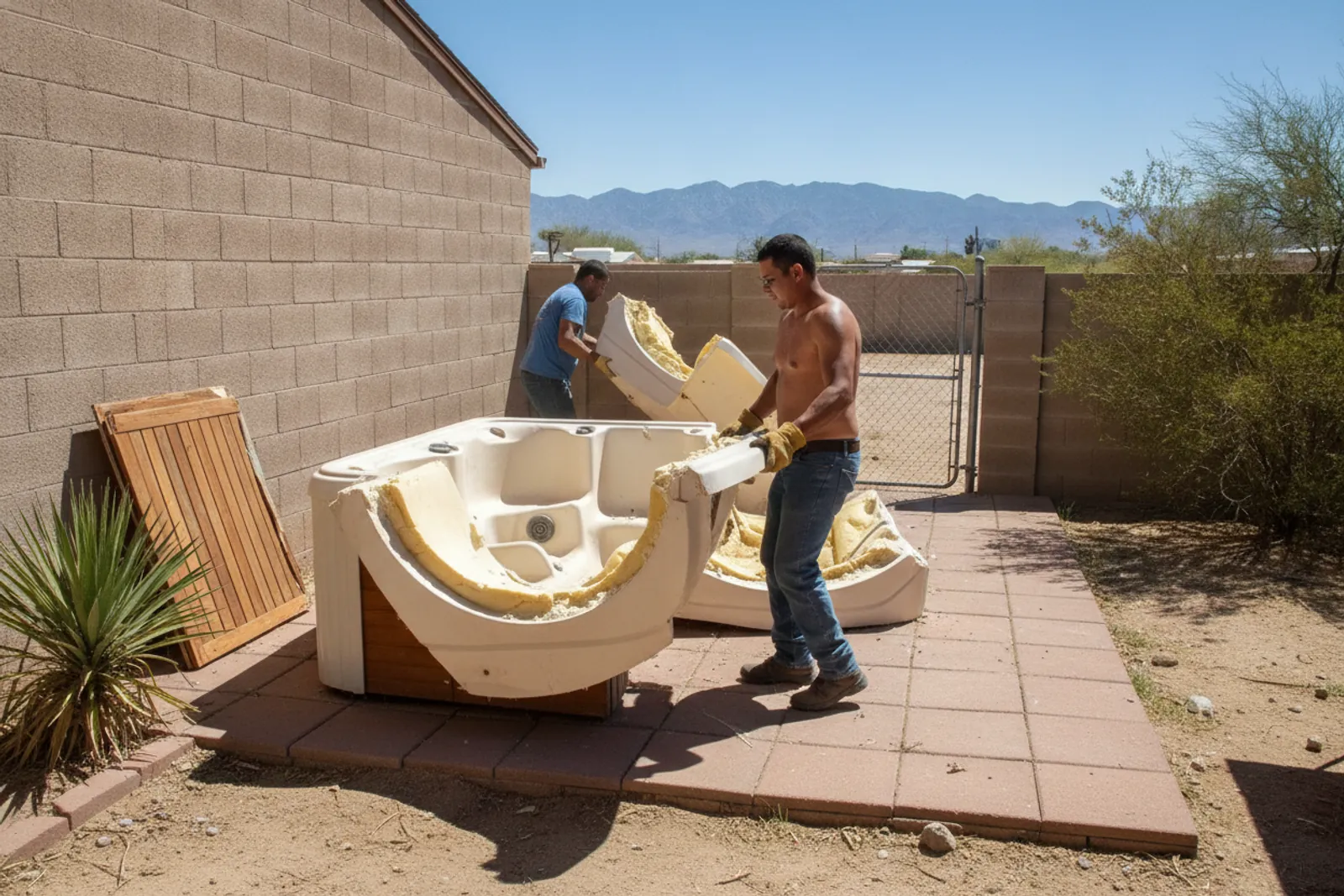 Hot Tub Removal in El Paso TX