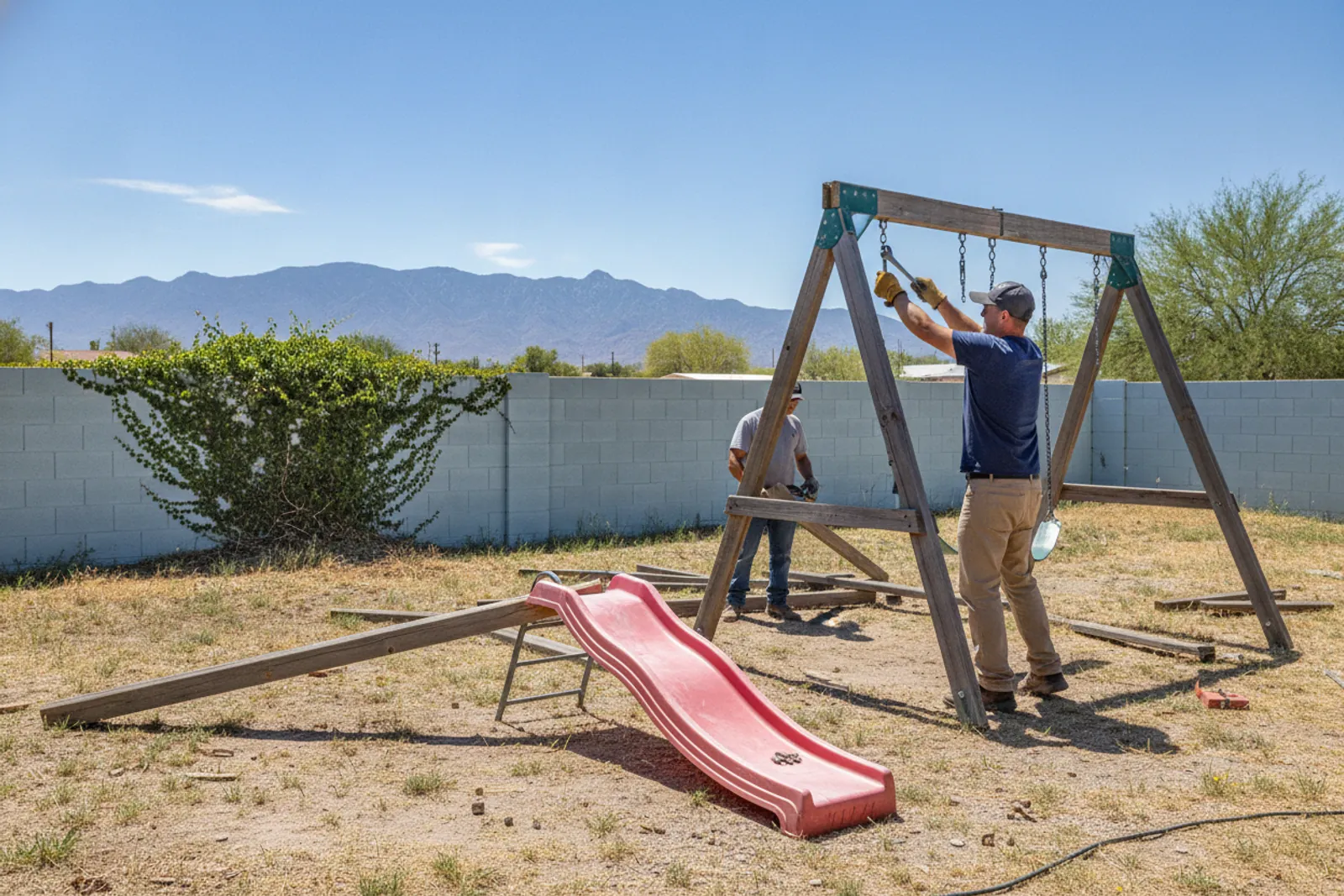 Playset & Swing-Set Removal in El Paso TX