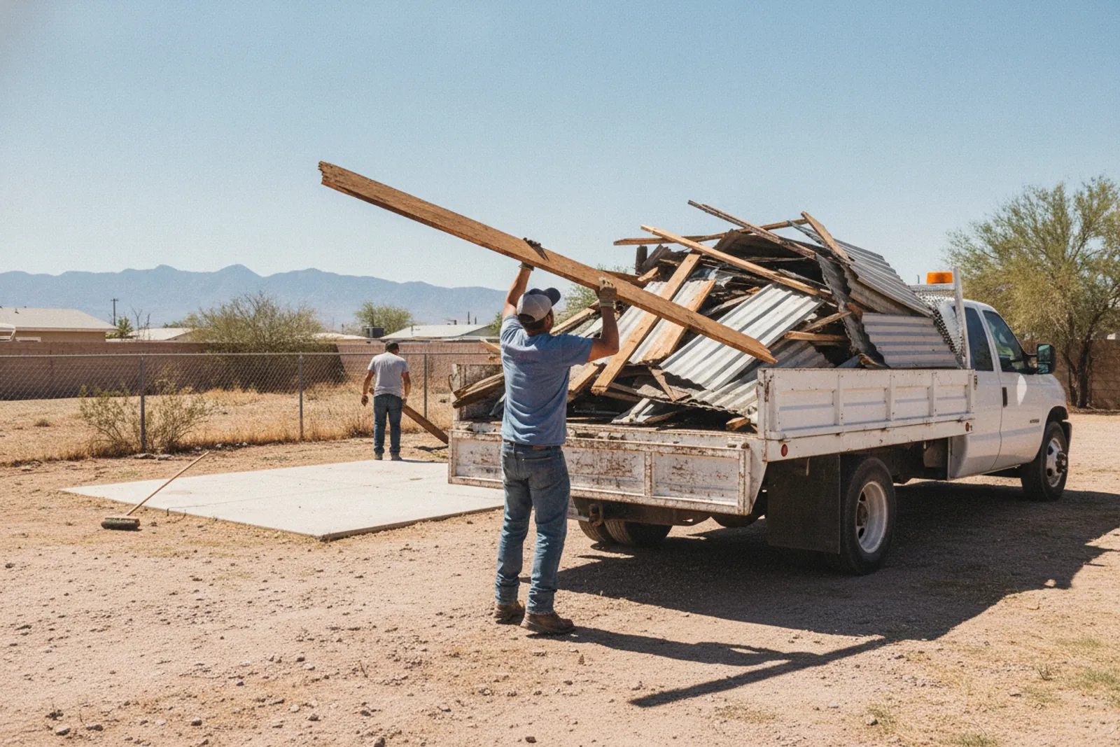 Shed Haul-Away & Debris Removal in El Paso TX
